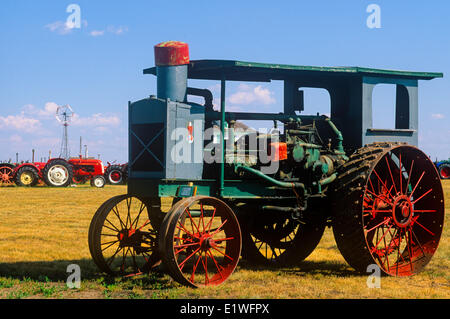 Antique tractors, Pioneer Acres Museum, Irricana, Alberta, Canada Stock Photo