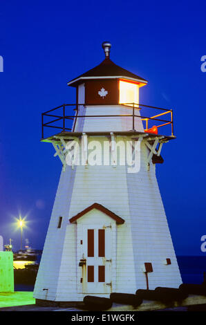 Range light, Borden, Prince Edward Island, Canada Stock Photo