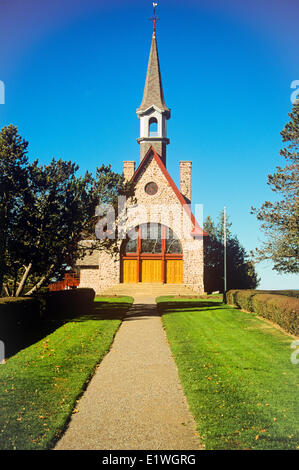 Church, Grand Pre National Historic Site, Nova Scotia, Canada Stock Photo