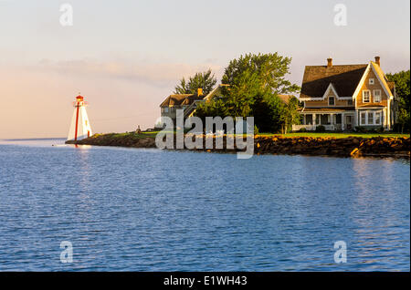 Lighthouse from Victoria park, Charlottetown, Prince Edward Island, Canada Stock Photo