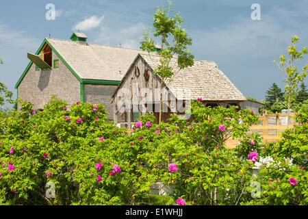 Barns, Avonlea Village of Anne of Green Gables, Prince Edward Island, Canada Stock Photo