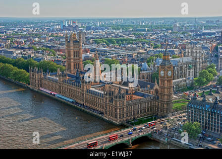 View of the London Eye Stock Photo - Alamy