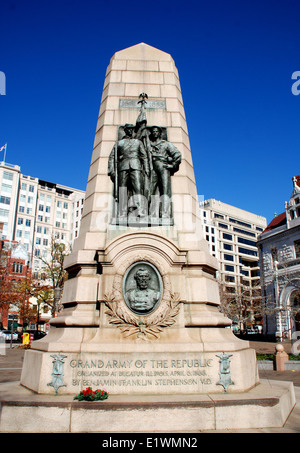 Washington, DC: The Grand Army of the Republic Memorial on Pennsylvania Avenue Stock Photo