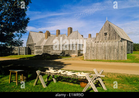 Port Royal National Historic Site, Annapolis Basin, Nova Scotia, Canada Stock Photo