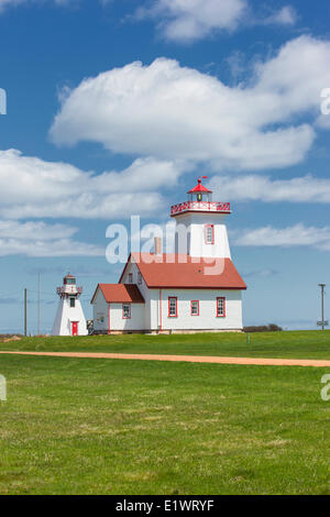 Wood Islands Lighthouse Museum, Prince Edward Island, Canada Stock Photo