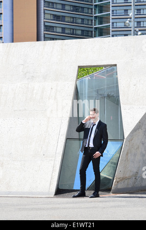 Businessman on phone. Stock Photo