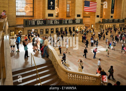 Often referred to as the Grand Central Station, the terminal is described at the 'world's loveliest station' and the 'number six Stock Photo
