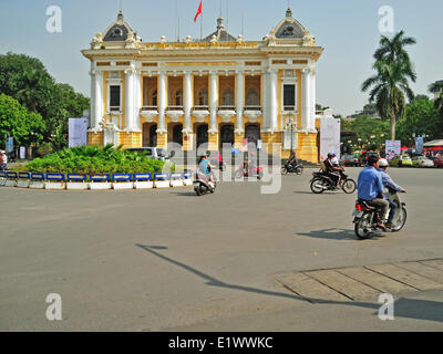 Hanoi Opera House, French Quarter, Hanoi, Vietnam Stock Photo
