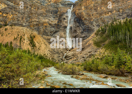 Takakkaw Falls,  Yoho National Park, British Columbia, Canada Stock Photo