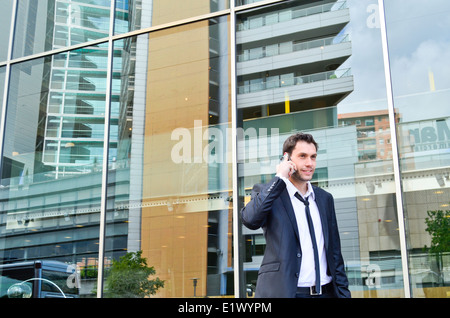 Businessman on phone. Stock Photo