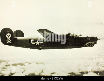 90th Bombardment Group; 5th Air Force; 10th, 319th, 320th, 321st; B-24s Stock Photo