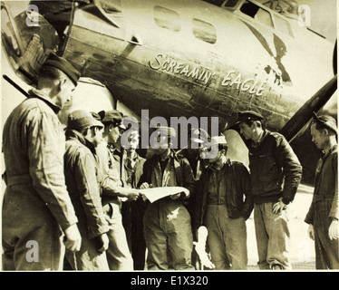 99th Bombardment Group; 11th Air Force; 99th; B-17s Stock Photo