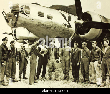 99th Bombardment Group; 11th Air Force; 99th; B-17s Stock Photo