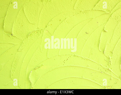 rough rough plaster walls green. Stock Photo