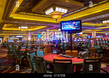 The interior of Mandalay Bay resort in Las Vegas Stock Photo