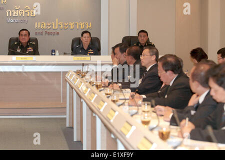 Bangkok. 11th June, 2014. Picture taken on June 11, 2014 shows a scene of the National Council for Peace and Order (NCPO) meeting with Thai ambassadors at Royal Thai Army head quarter in Bangkok, Thailand. © Pool Photo by Thai Army/Xinhua/Alamy Live News Stock Photo