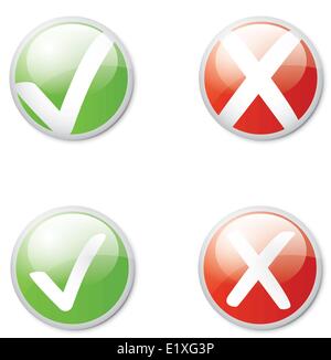 Check marks vector EPS10 Stock Vector