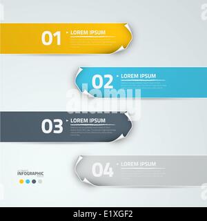 Infographic options vector eps10 Stock Vector