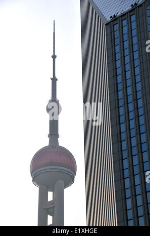 Oriental Pearl Tower Pugong Shanghai China Stock Photo
