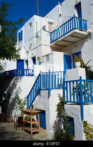 Greece, Cyclades Islands, Folegandros, Hora Village Stock Photo - Alamy