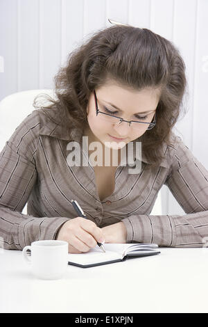 The young business woman Stock Photo