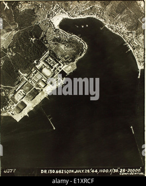 Reconnaissance Photo Aerial View Toulon, France Stock Photo