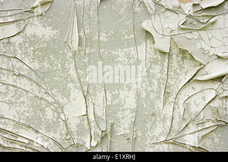 wall with peeling paint Stock Photo