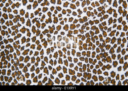 texture fabric with a leopard pattern Stock Photo