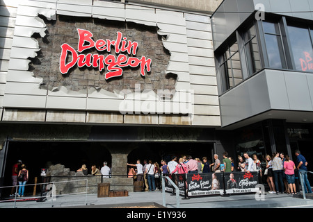 Exterior of Berlin Dungeon tourist Attraction in Berlin Germany Stock Photo