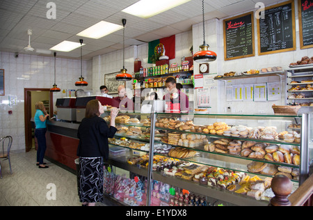 Lisboa Patisserie on Golborne Rd in London W10 - UK Stock Photo