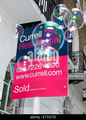 House price bubble developing in London property market Stock Photo