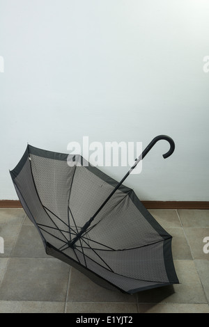 umbrella on the floor Stock Photo