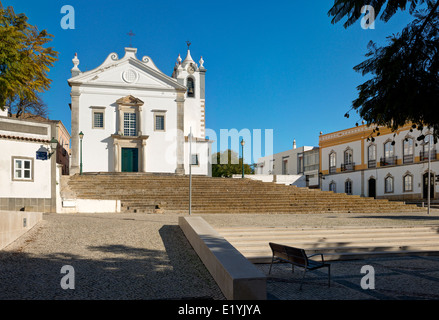 Portugal, the Algarve, Estoi village church Stock Photo