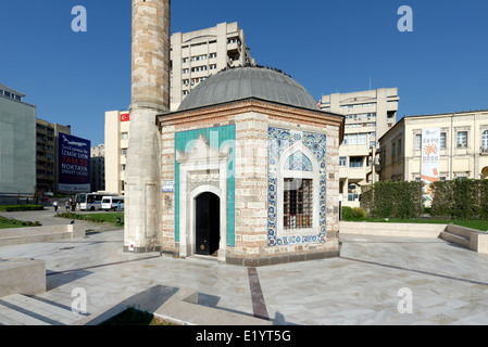 Konak Mosque also known as Yalı Mosque (Yalı Camii). It was built in 1755 it is located in Konak Square. Izmir. Turkey. Stock Photo