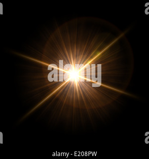 Abstract image of  lighting flare Stock Photo