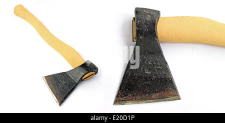 axe on white background Stock Photo
