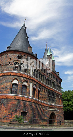 old buildings in luebeck Stock Photo