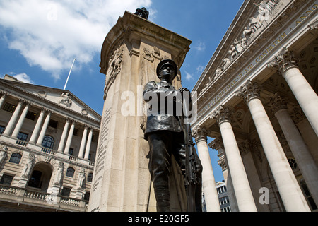 The Bank of England in Theadneedle Street in London. Stock Photo