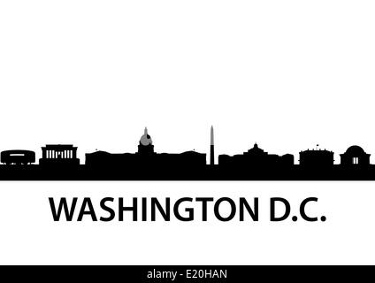 Skyline Washington D.C. Stock Photo