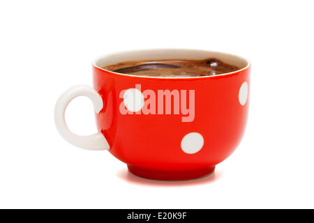 red mug from coffee Stock Photo