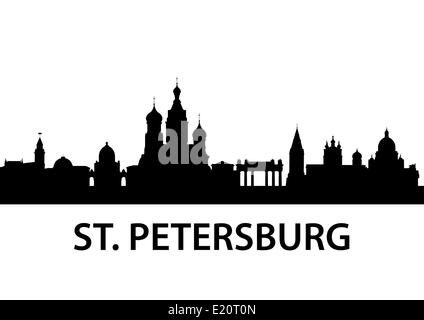 Skyline St. Petersburg Stock Photo