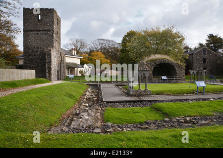 Rushen Abbey, Ballasalla, Isle of Man Stock Photo