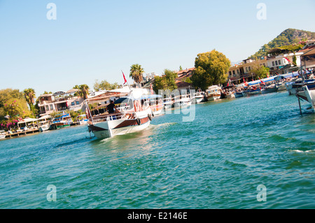 Turkey, a boat trip on the river Dalyan Stock Photo