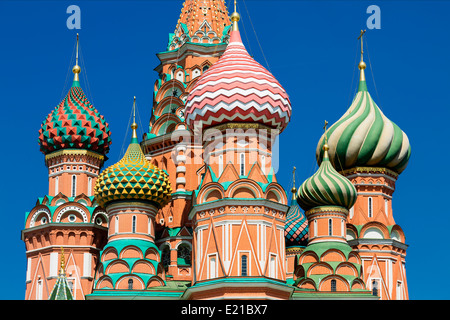 Russia St. Basil's Cathedral in Moscow Stock Photo