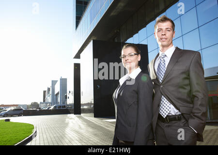 Business people outdoor Stock Photo