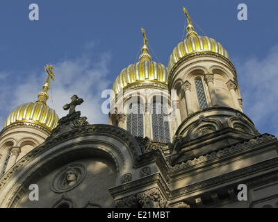 St. Elizabeth's Church, Wiesbaden Stock Photo