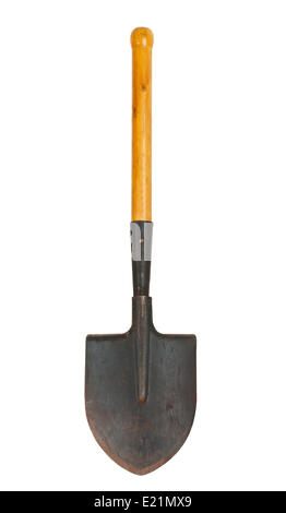 Shovel on white background Stock Photo