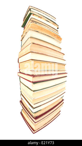 Stacked old books Stock Photo