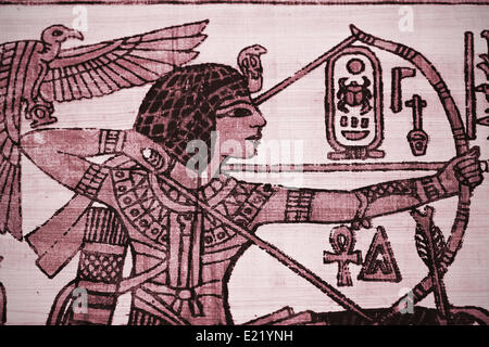 Ancient papyrus Stock Photo