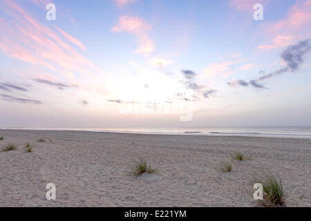 Sunrise over Atlantic ocean Stock Photo